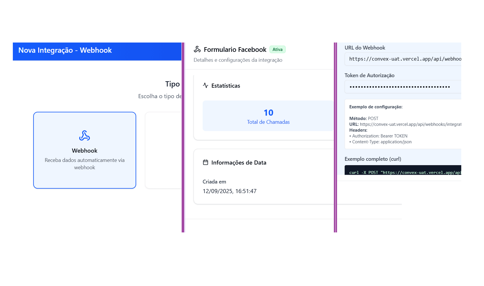 Integrações com Make, Zapier e mais